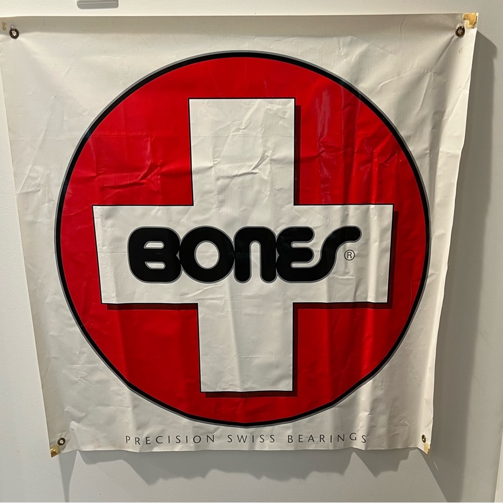 ***SOLD*** Bones Vinyl Banner 🛹